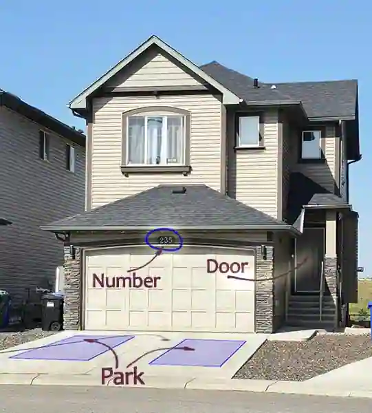 Andrew Sague Massage Therapy Clinic parking and entrance in Chaparral, Calgary SE