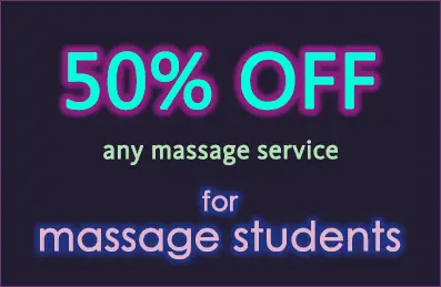 Massage Students Discount